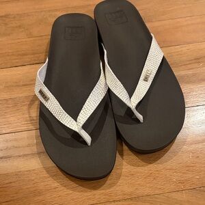 Reef White Sandals